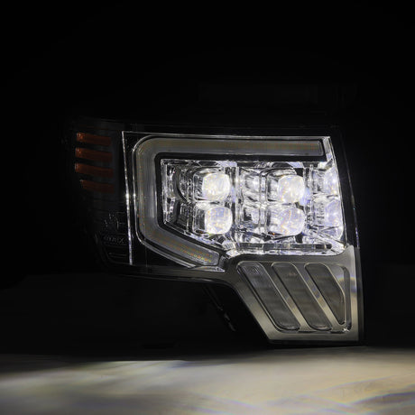 09-14 Ford F150 MKII NOVA-Series LED Projector Headlights Chrome
