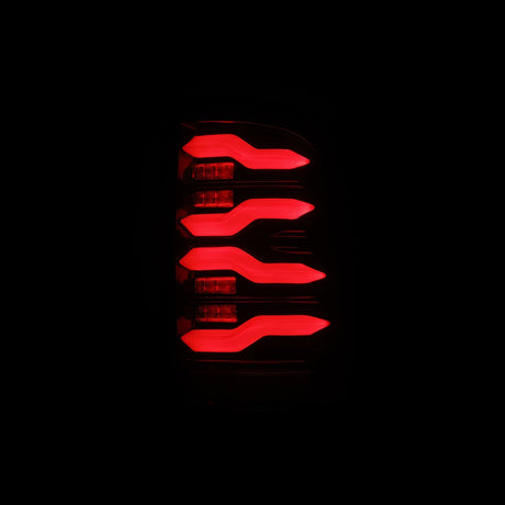 09-18 Ram Truck LUXX-Series LED Tail Lights Black-Red