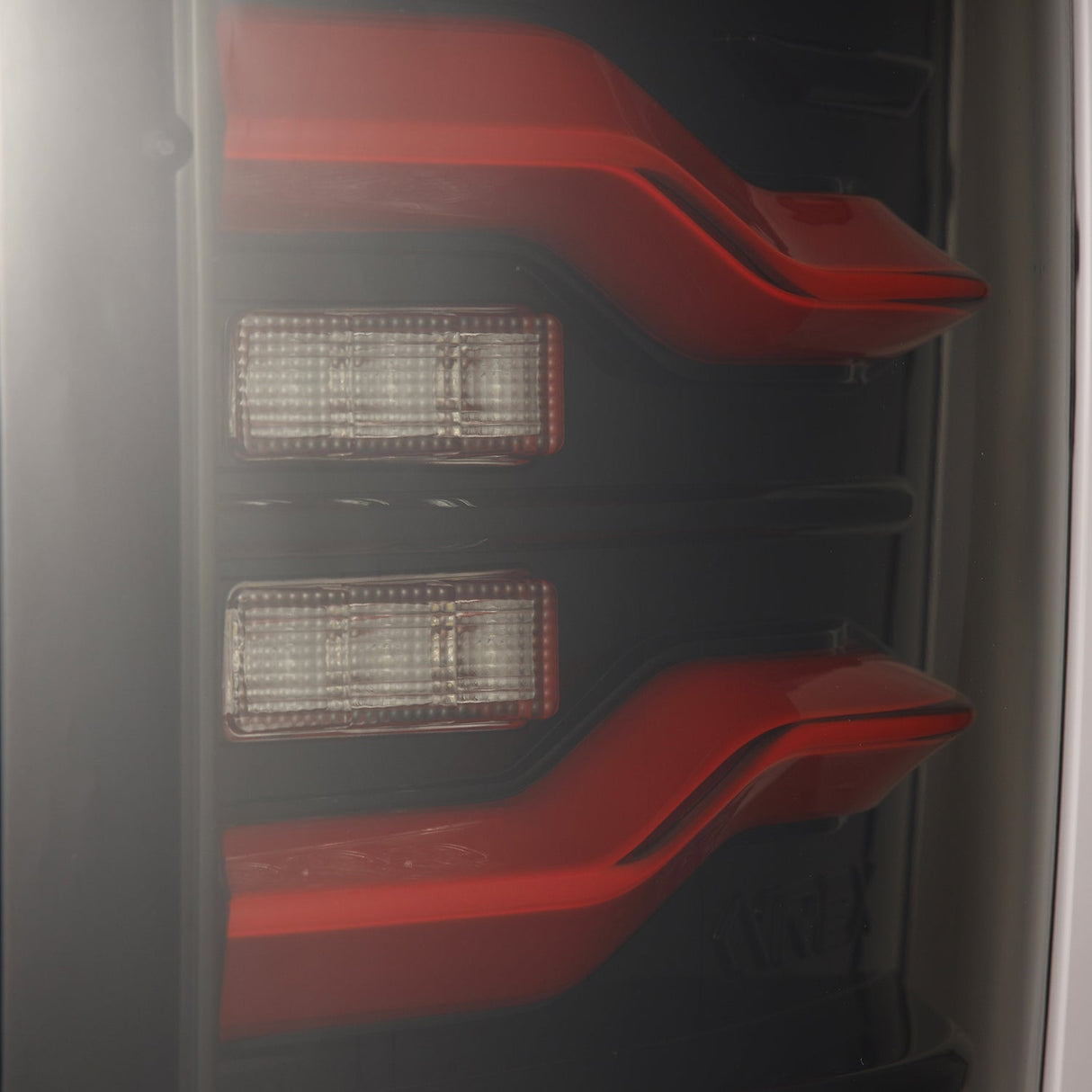 09-18 Ram Truck LUXX-Series LED Tail Lights Black-Red