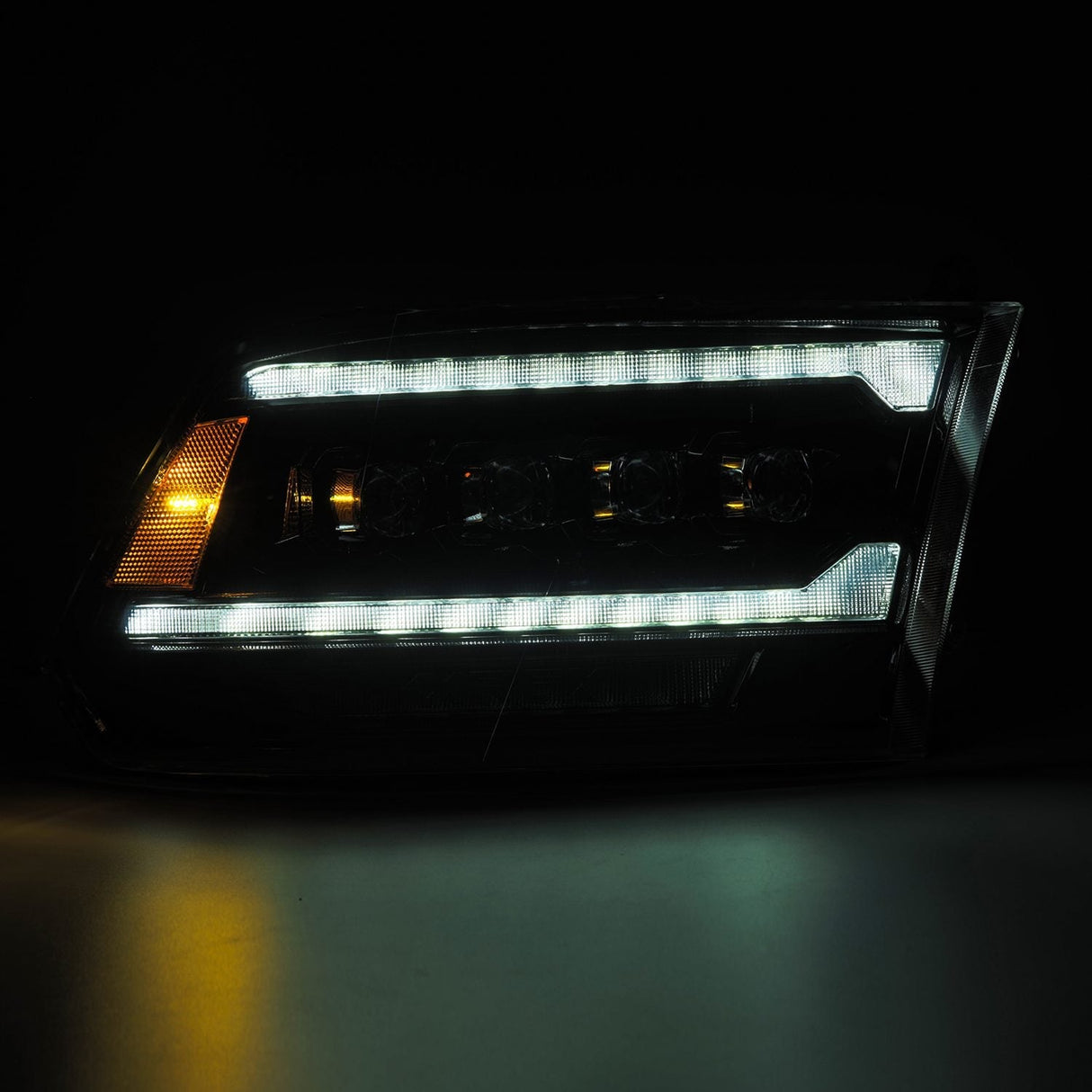 Phares de projecteur à LED série NOVA Alpha-Black pour camion Ram 09-18 (MK II 5e génération style 2500)