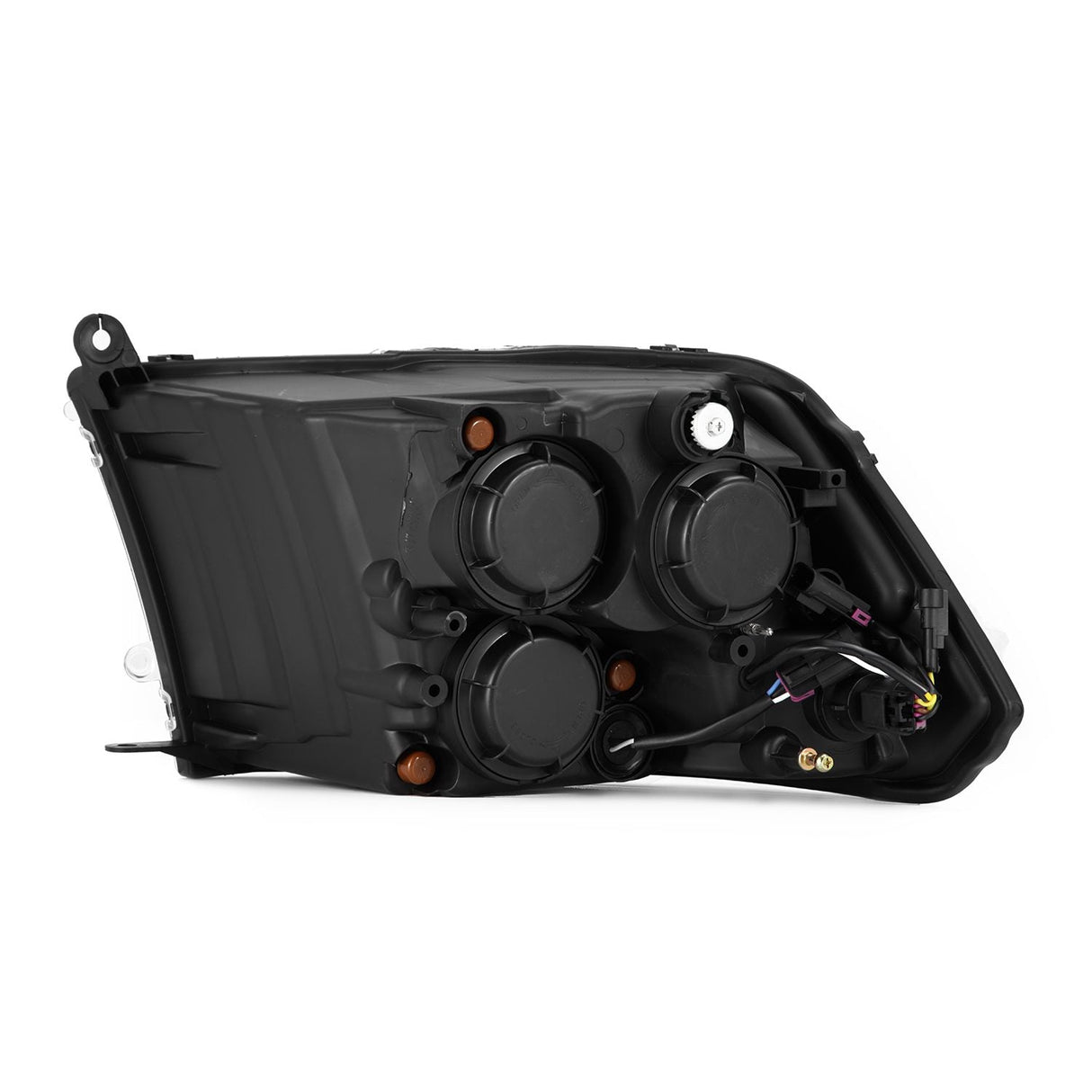 Phares halogènes à projecteur Alpha-Black pour camion Ram 09-18 (MK II 5e génération style 2500) série PRO
