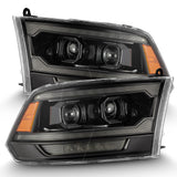 Phares halogènes à projecteur Alpha-Black pour camion Ram 09-18 (MK II 5e génération style 2500) série PRO