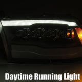 09-18 Ram Truck NOVA-Series LED Projector Headlights Chrome