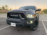 09-18 Ram Truck PRO-Series (5th Gen 2500 Style) Projector Headlights Alpha-Black