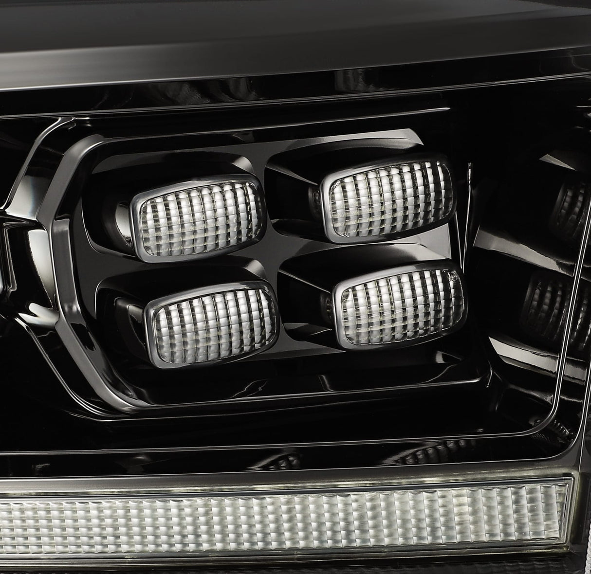 09-18 Ram Truck PRO-Series (5th Gen 2500 Style) Projector Headlights Alpha-Black