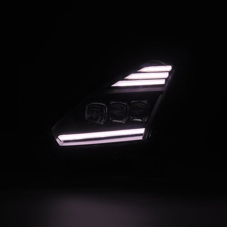 09-25 Nissan GT-R NOVA-Series LED Projector Headlights Black