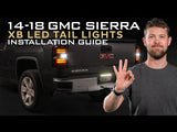 GMC Sierra 1500 (14-18) XB LED Tail Lights (Red)