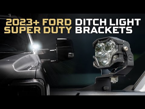 4Banger Led Ditch Light System: Ford Super Duty (23+)