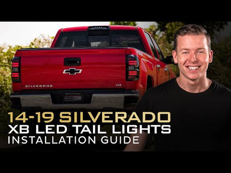Chevy Silverado 2500HD / 3500HD (15-19) XB LED Tail Lights (Red)
