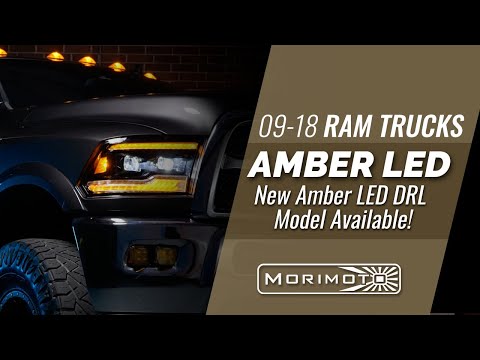 Dodge Ram HD (2015) XB Led Headlights (Amber Drl)