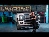 Ford Super Duty (11-16) XB Hybrid Led Headlights