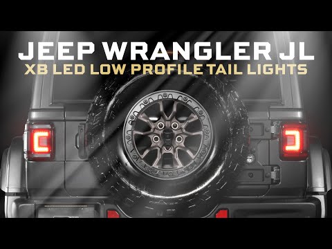 Feux arrière à profil bas à LED pour Jeep Wrangler Jl (2018+) Xb