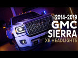 GMC Sierra 1500 (14-18) XB Led Headlights