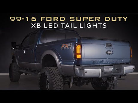 Ford F-350 Super Duty (99-16) XB LED Tail Lights (Smoked)