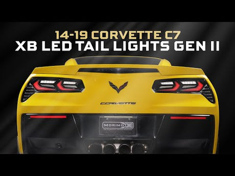 Chevrolet Corvette C7 (14-19) XB LED Tail Lights (Red)