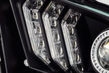 10-12 Ford Mustang LUXX-Series LED Projector Headlights Black