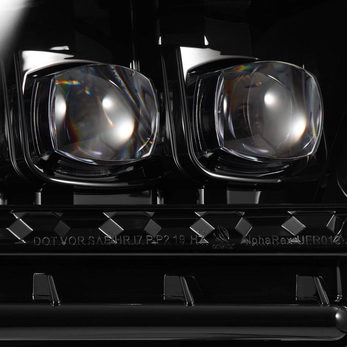 10-12 Ford Mustang MK II NOVA-Series LED Projector Headlights Alpha-Black