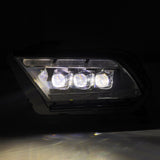 Phares projecteurs à LED noirs pour Ford Mustang MK II série NOVA 10-12