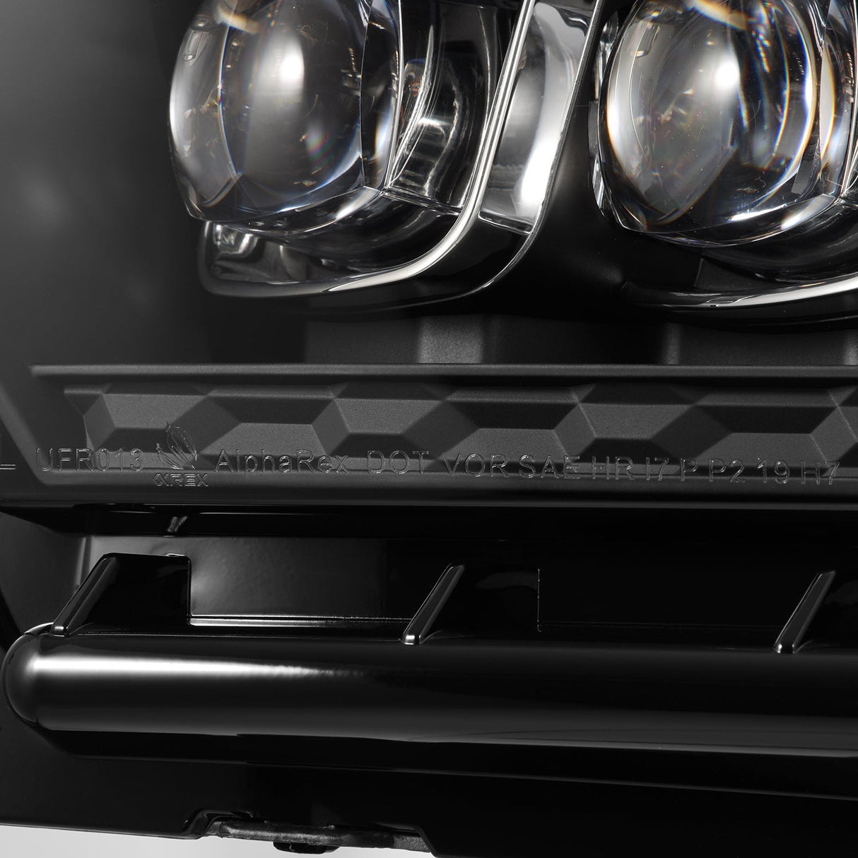 Phares projecteurs à LED noirs pour Ford Mustang MK II série NOVA 10-12