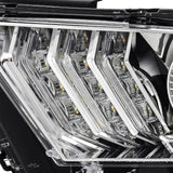 10-12 Ford Mustang PRO-Series Halogen Projector Headlights Chrome