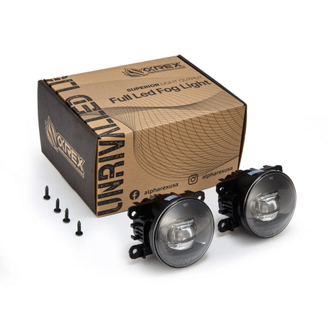 10-14 Ford Mustang (Only fits convertible and models with Type 2 fog lights) DoubleTap Dual Color LED Projector Fog Lights