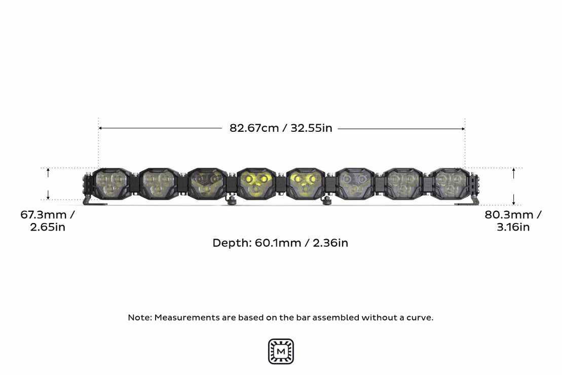 4Banger Bar: 8 Pod / 32.5"