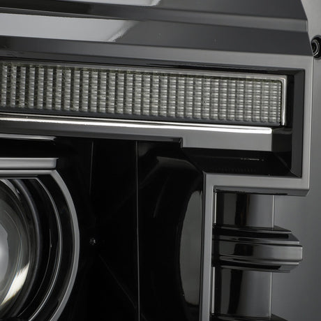 11-16 Ford Super Duty PRO-Series Halogen Projector Headlights Alpha-Black