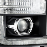 11-16 Ford Super Duty PRO-Series Halogen Projector Headlights Black