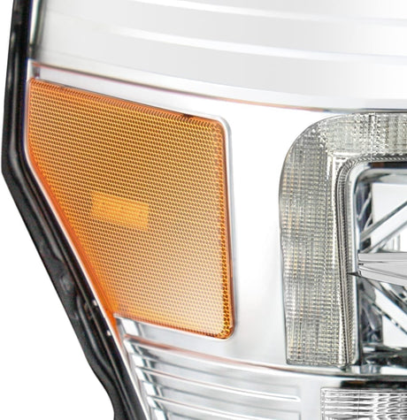 11-16 Ford Super Duty PRO-Series Halogen Projector Headlights Chrome