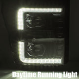 11-16 Ford Super Duty PRO-Series Halogen Projector Headlights Chrome
