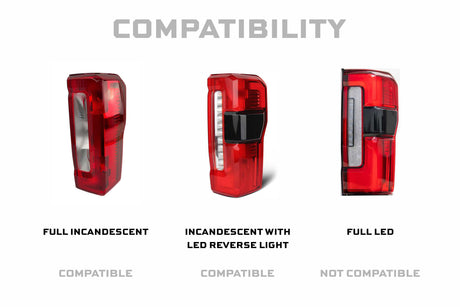 Ford Super Duty (2023+) XB Led Tail Lights (Red)
