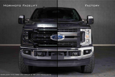 Ford Super Duty Facelift Kit: 17-19 To 20-22 Front End