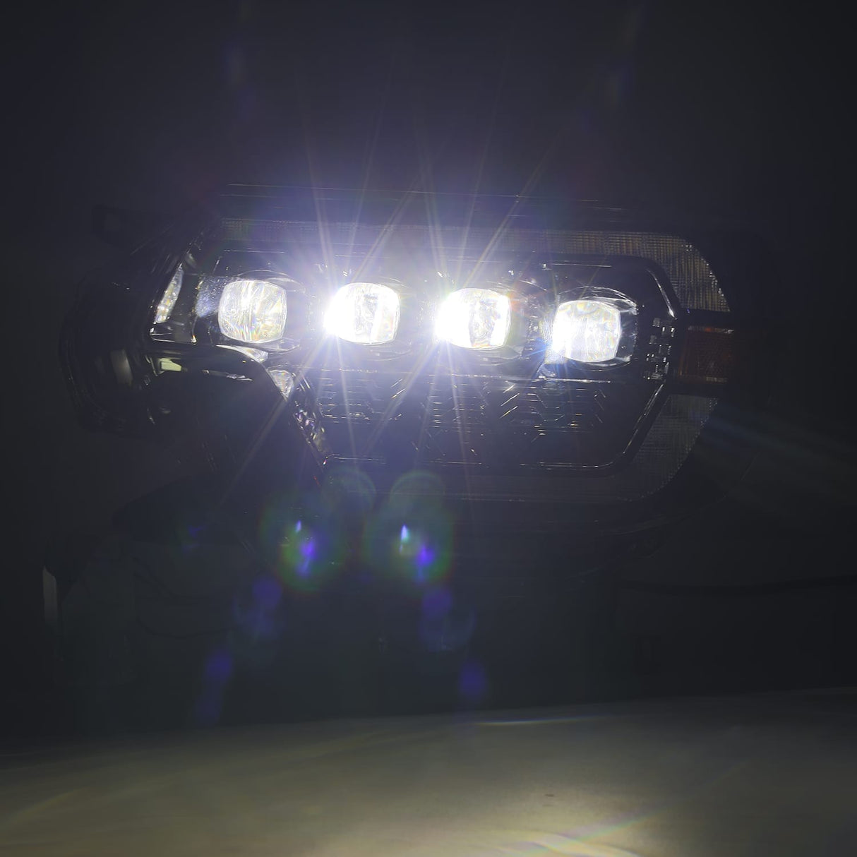 Phares projecteurs à LED Alpha-Black pour Toyota Tacoma série NOVA 12-15