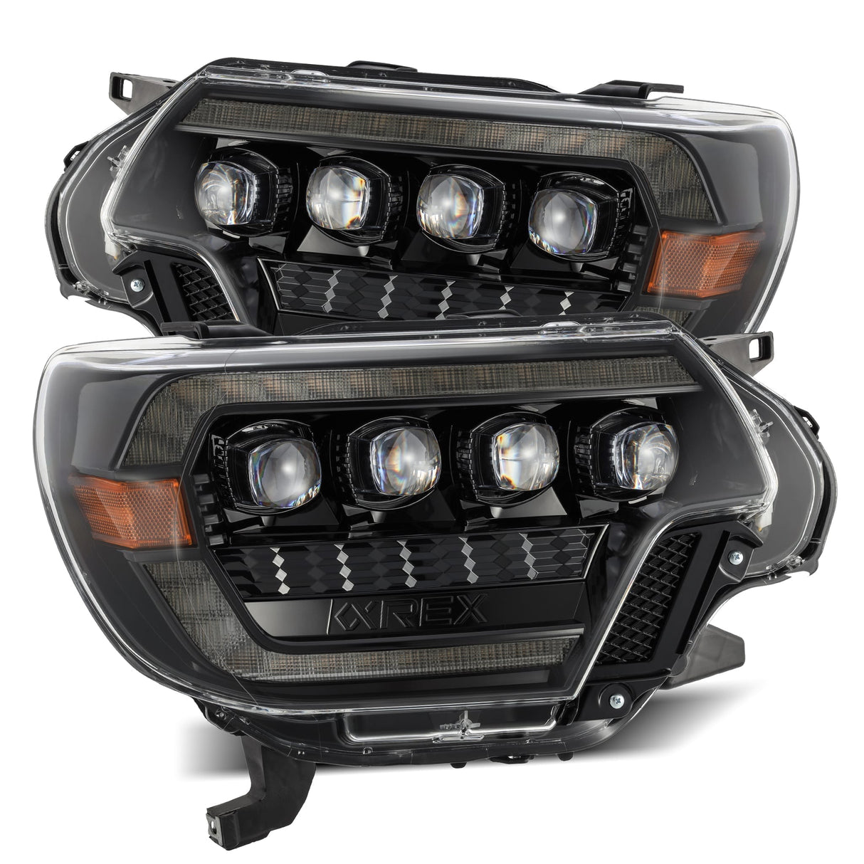 Phares projecteurs à LED Alpha-Black pour Toyota Tacoma série NOVA 12-15