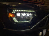 Phares projecteurs à LED Alpha-Black pour Toyota Tacoma série NOVA 12-15