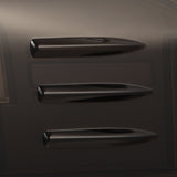12-21 Tesla Model S LUXX-Series LED Tail Lights Black Smoke (With Black Trunk Center Piece Replacement)