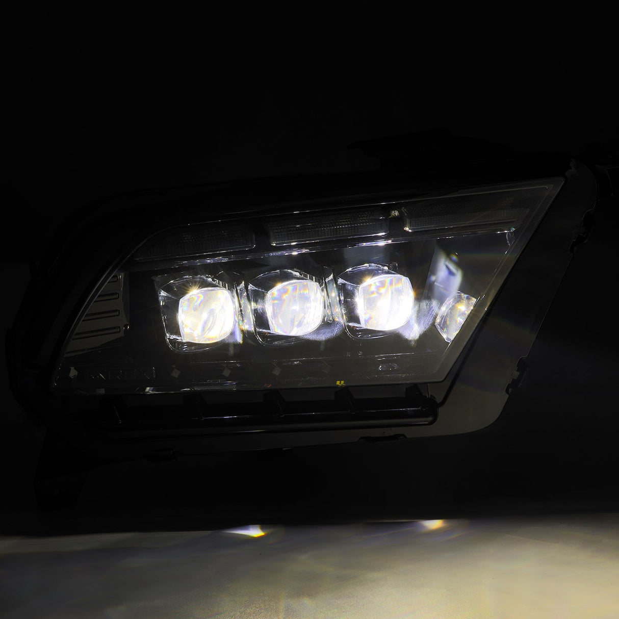 13-14 Ford Mustang MK II NOVA-Series LED Projector Headlights Alpha-Black