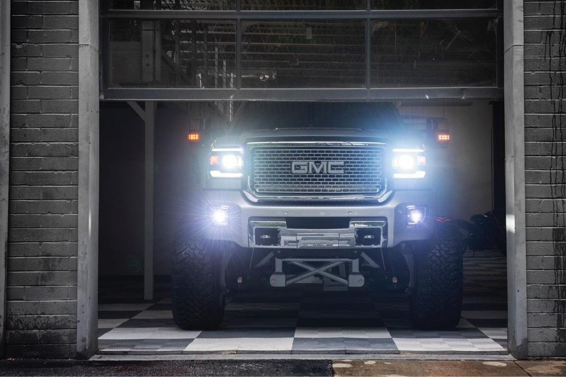 Feux antibrouillard à LED pour GMC Sierra 3500 (15-19) XB