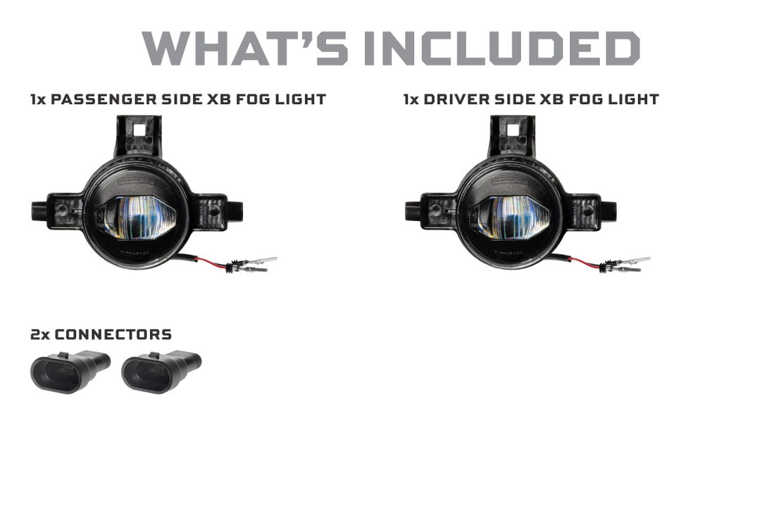 Feux antibrouillard à LED pour Dodge Grand Caravan (11-20) XB