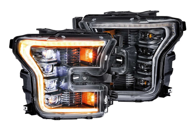 Ford F-150 (15-17) XB Led Headlights (Amber Drl)
