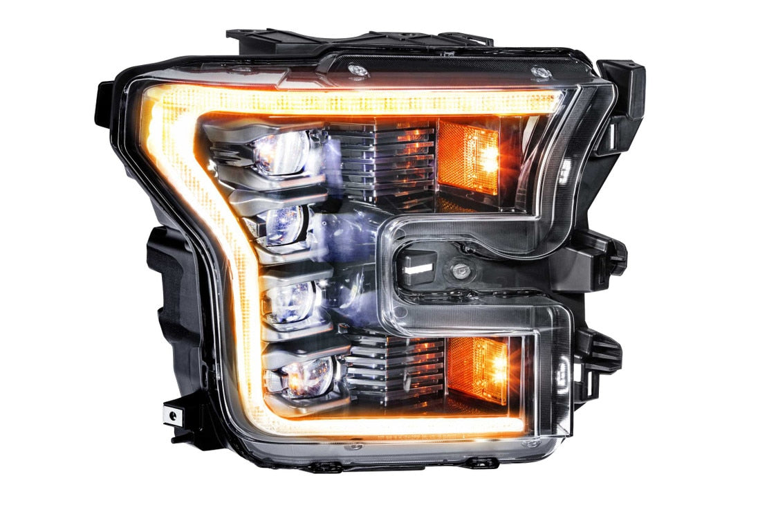 Ford F-150 (15-17) XB Led Headlights (Amber Drl)