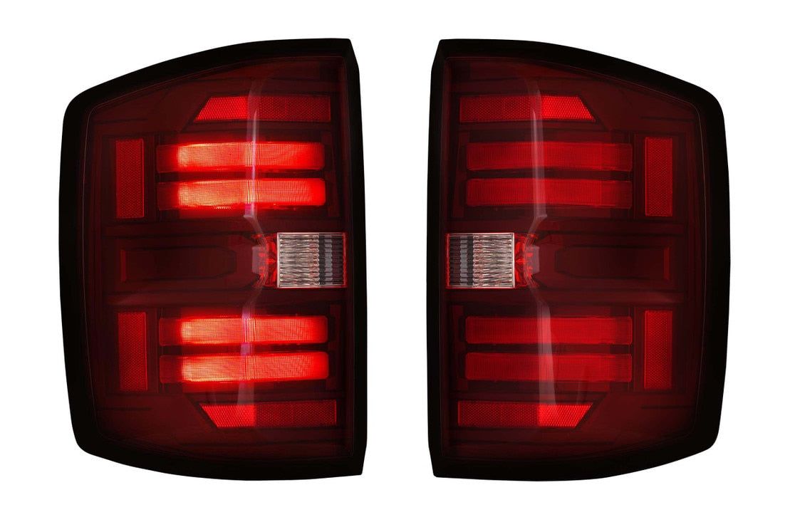 Chevy Silverado 2500HD / 3500HD (15-19) XB LED Tail Lights (Red)