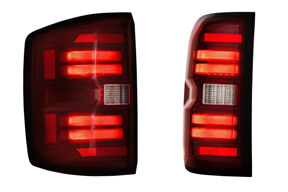 Chevy Silverado 2500HD / 3500HD (15-19) XB LED Tail Lights (Red)