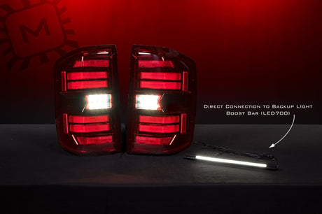 Chevy Silverado 2500HD / 3500HD (15-19) XB LED Tail Lights (Red)