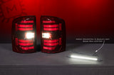 GMC Sierra 2500HD / 3500HD (15-19) XB LED Tail Lights (Red)