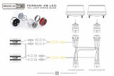 Ferrari F50 (95-97) XB LED Tail Lights
