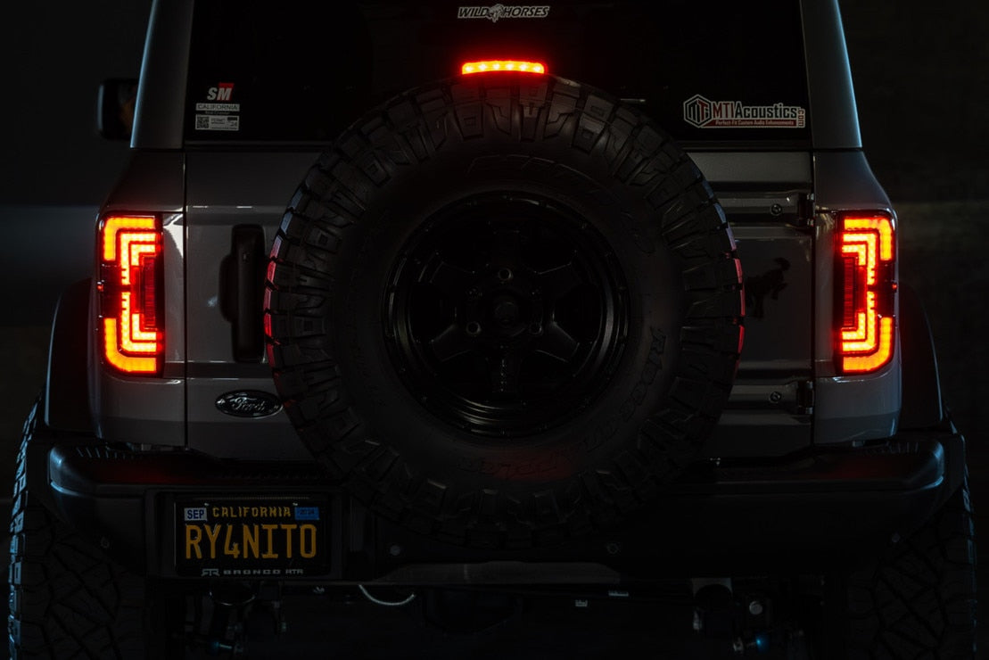 Feux arrière à LED à profil bas pour Ford Bronco (2021+) XB (fumés)