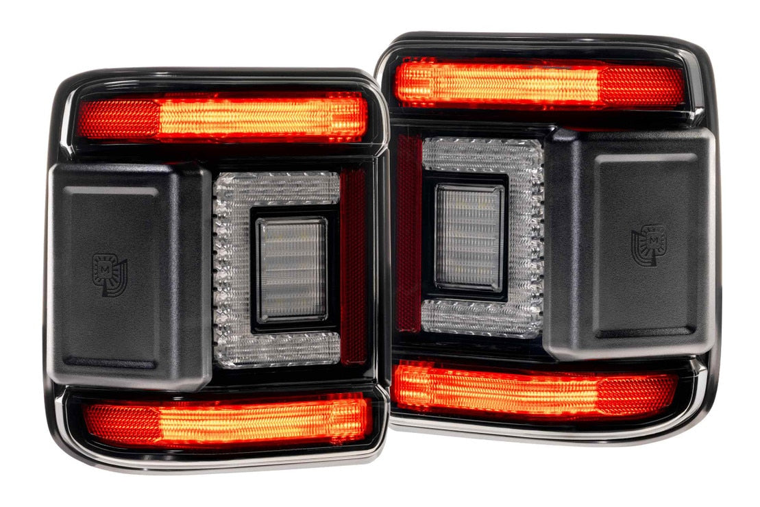 Jeep Wrangler JL (2018+) XB LED Low Profile Tail Lights (Smoked)
