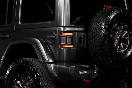 Jeep Wrangler JL (2018+) XB LED Low Profile Tail Lights (Smoked)