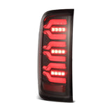 Feux arrière à DEL doubles série LUXX Alpha-Black pour Chevrolet Silverado 1500 (14-18) / Silverado 2500HD/3500HD (15-19) / GMC Sierra 3500HD (15-19)